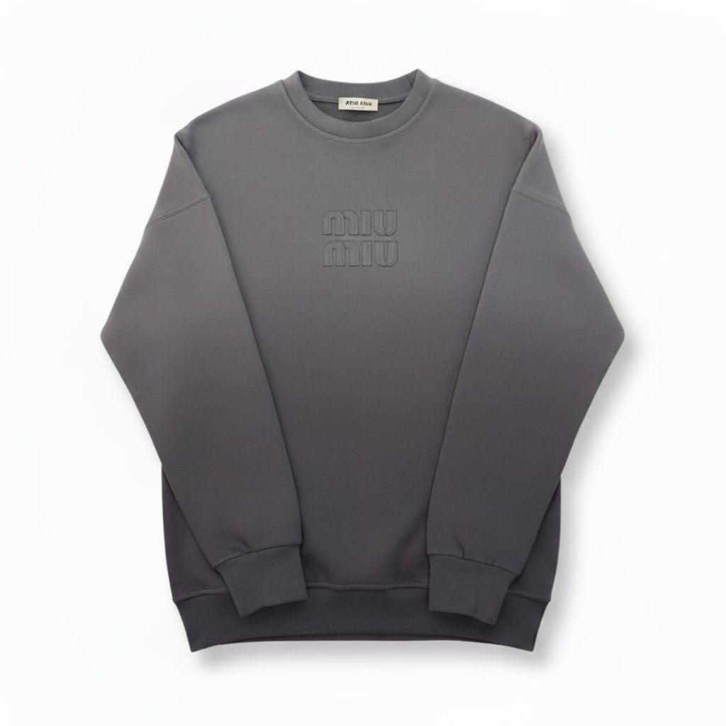 Miu Miu majica dugih rukava "Grey"