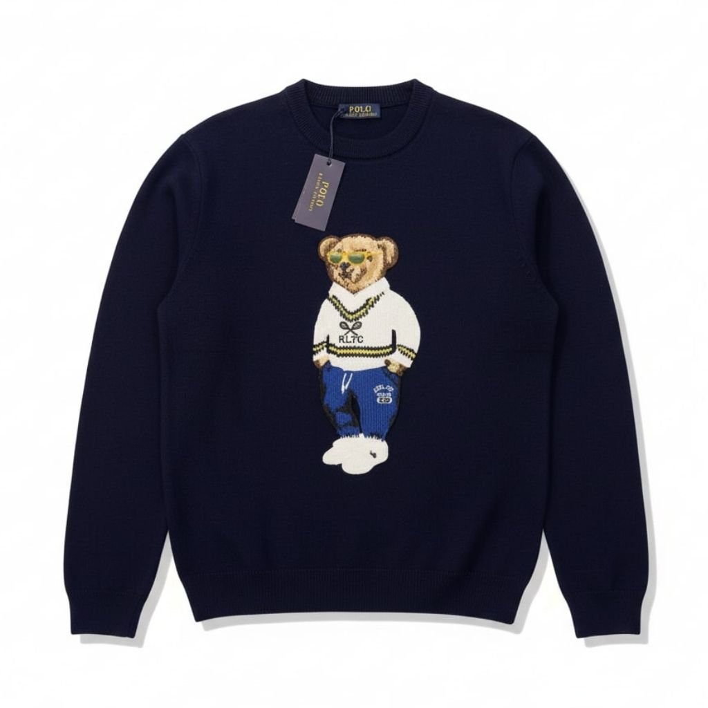 Polo Bear Ralph Lauren Dzemper "Marine Blue"