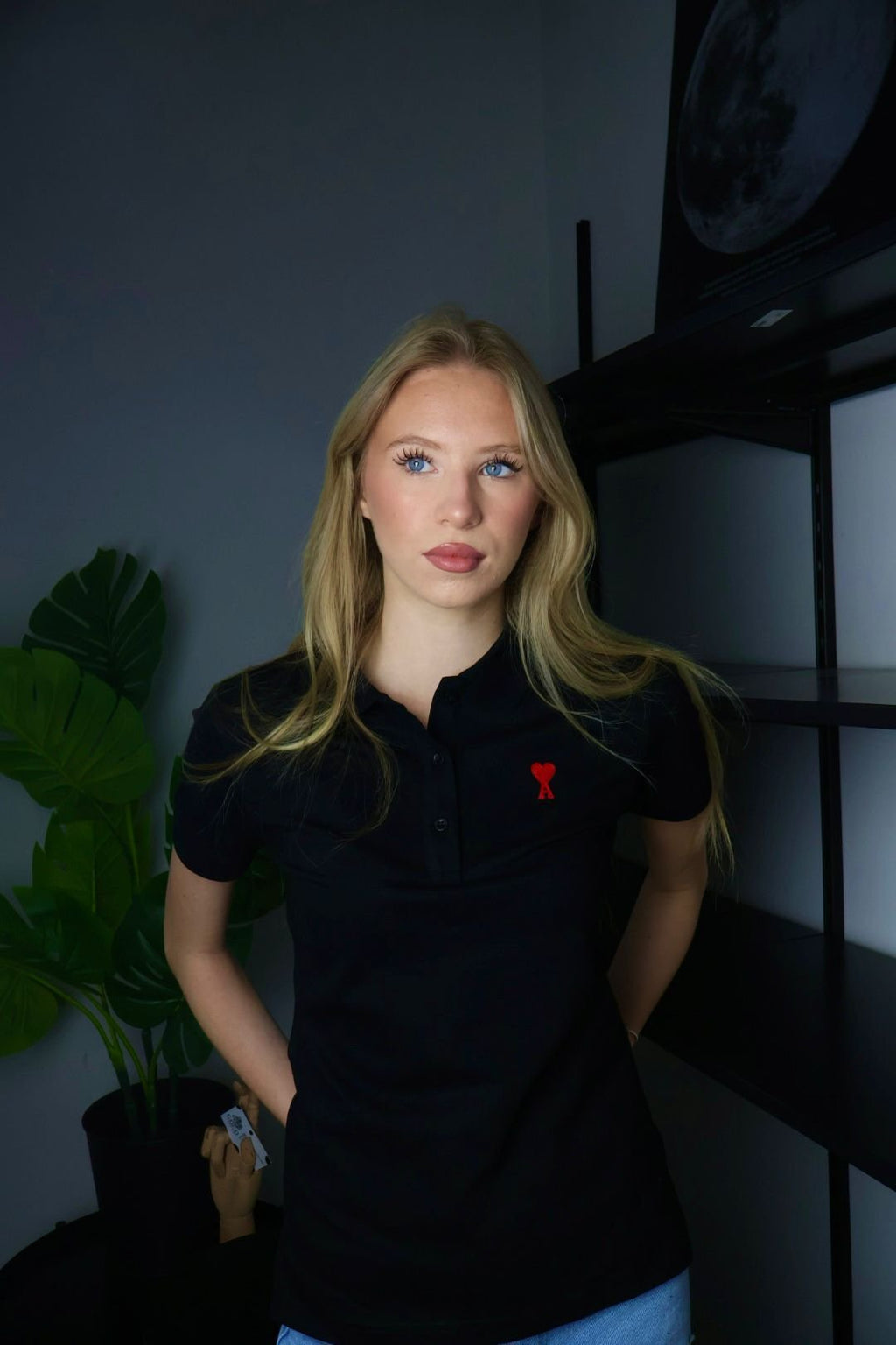 Ami majica / Black / Red Logo