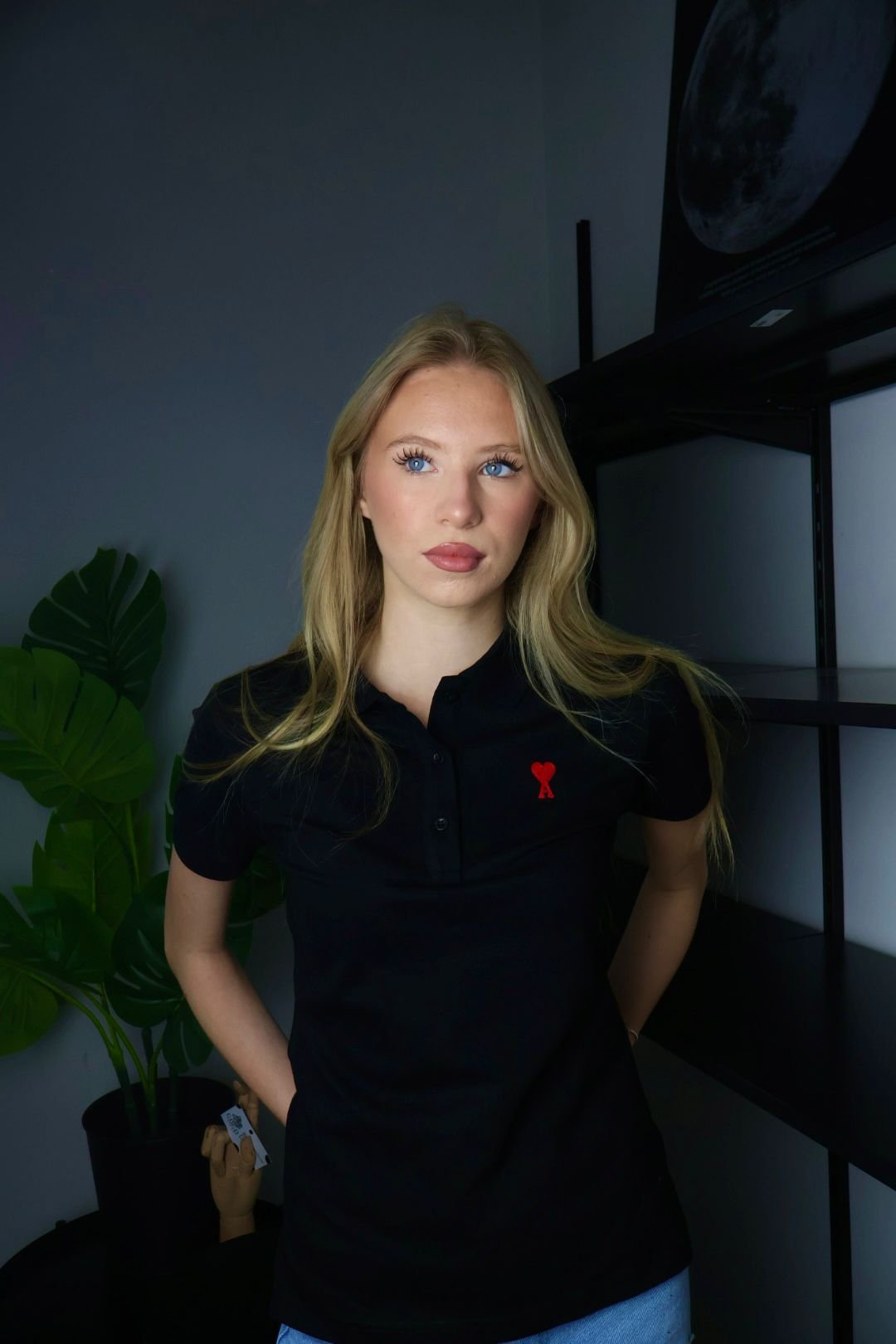 Ami majica / Black / Red Logo