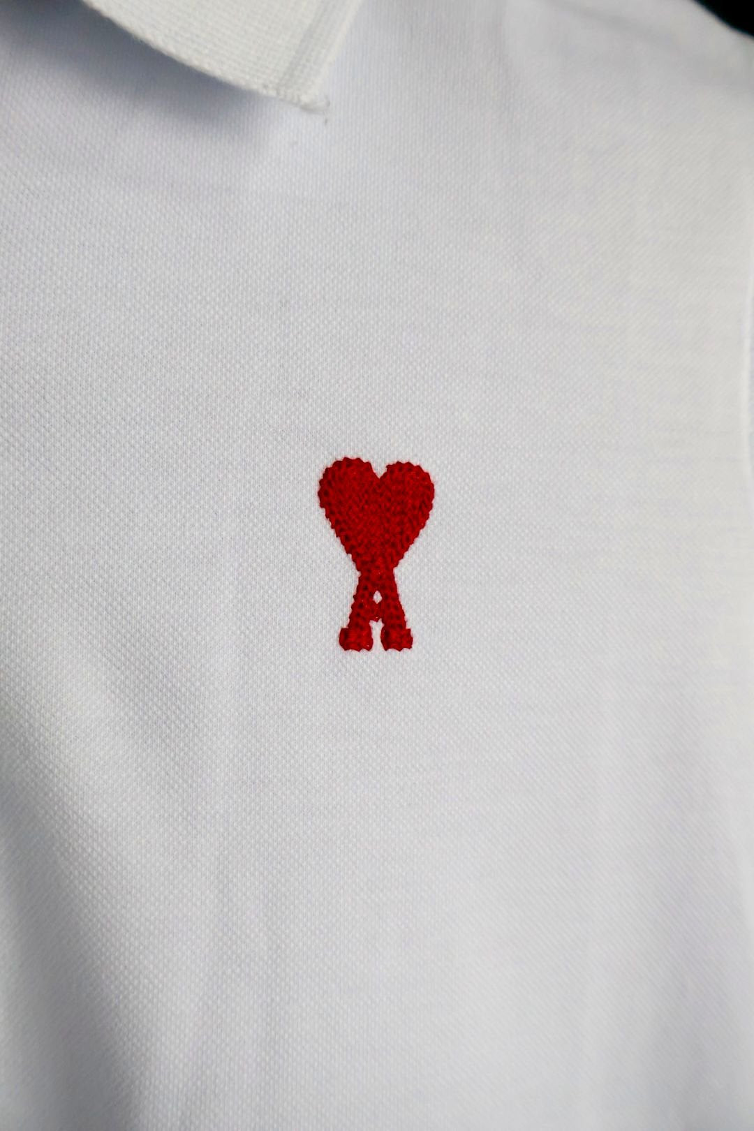 Ami majica / White / Red Logo
