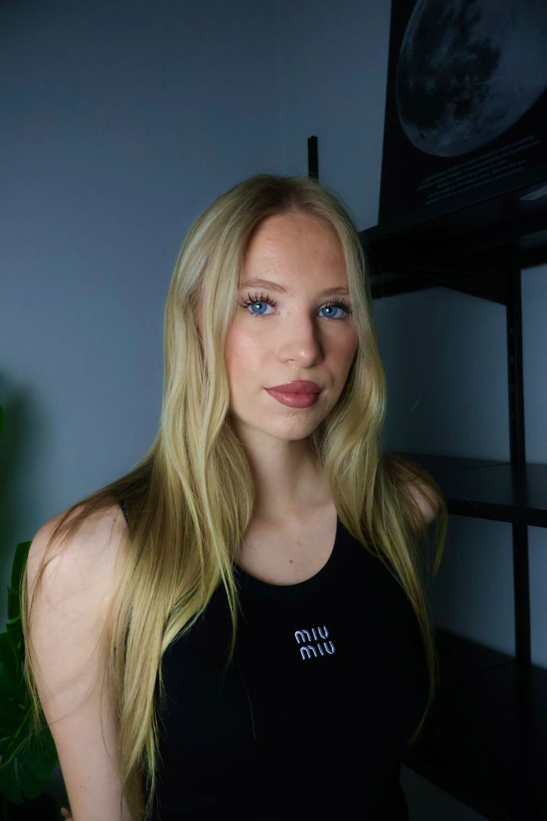 Miu Miu majica bez rukava / Black / White Logo