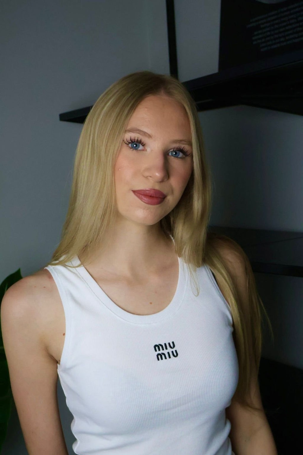 Miu Miu majica bez rukava / White