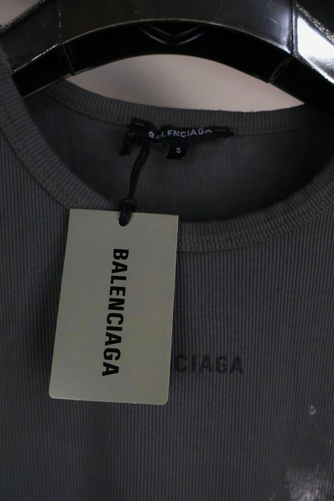 Balenciaga majica bez rukava / Gray / White Spots