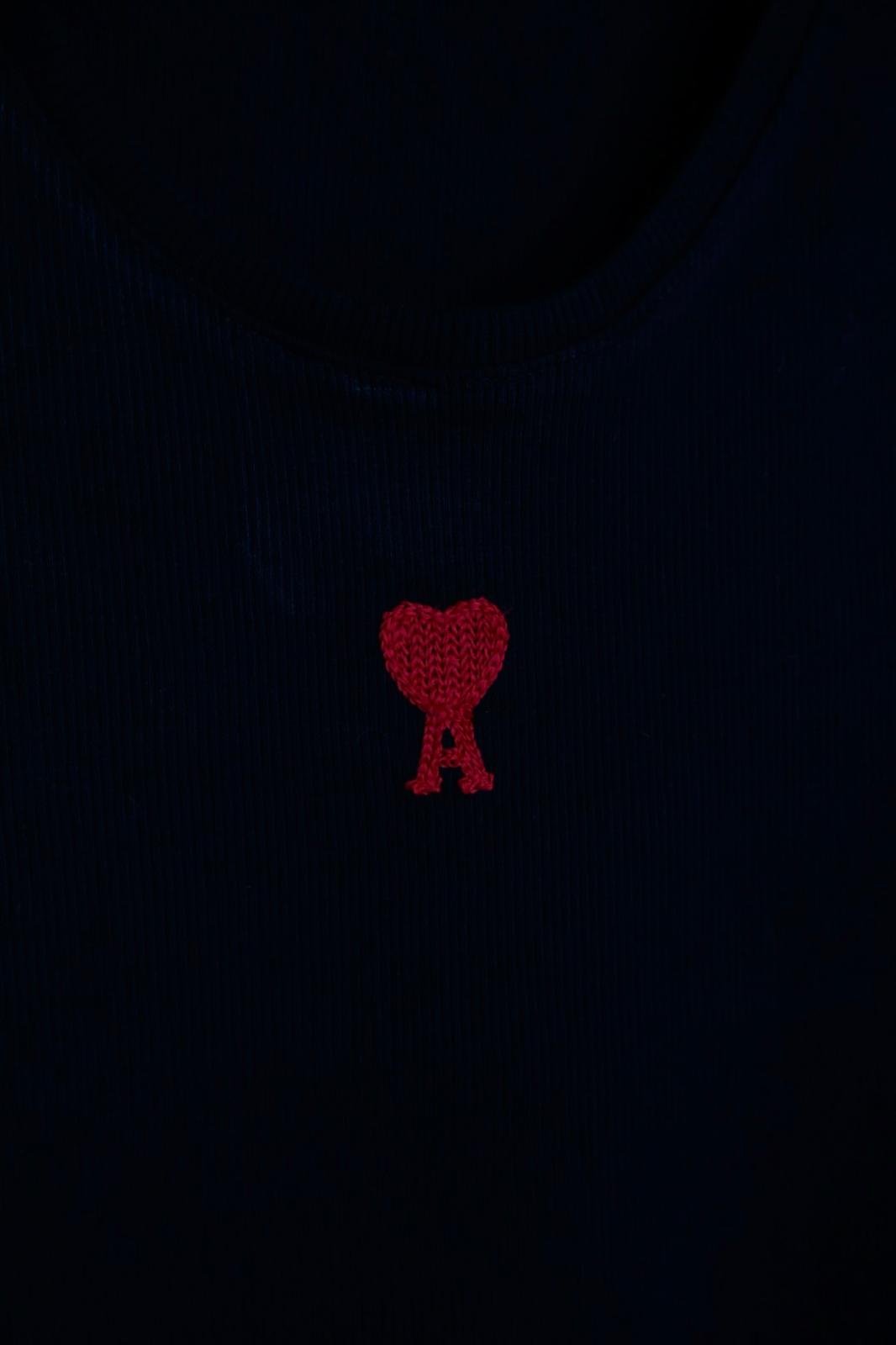 Ami majica bez rukava / Black / Red Logo