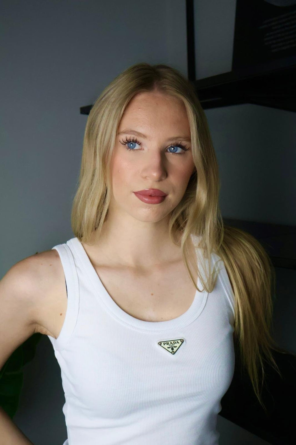 Prada majica bez rukava / White