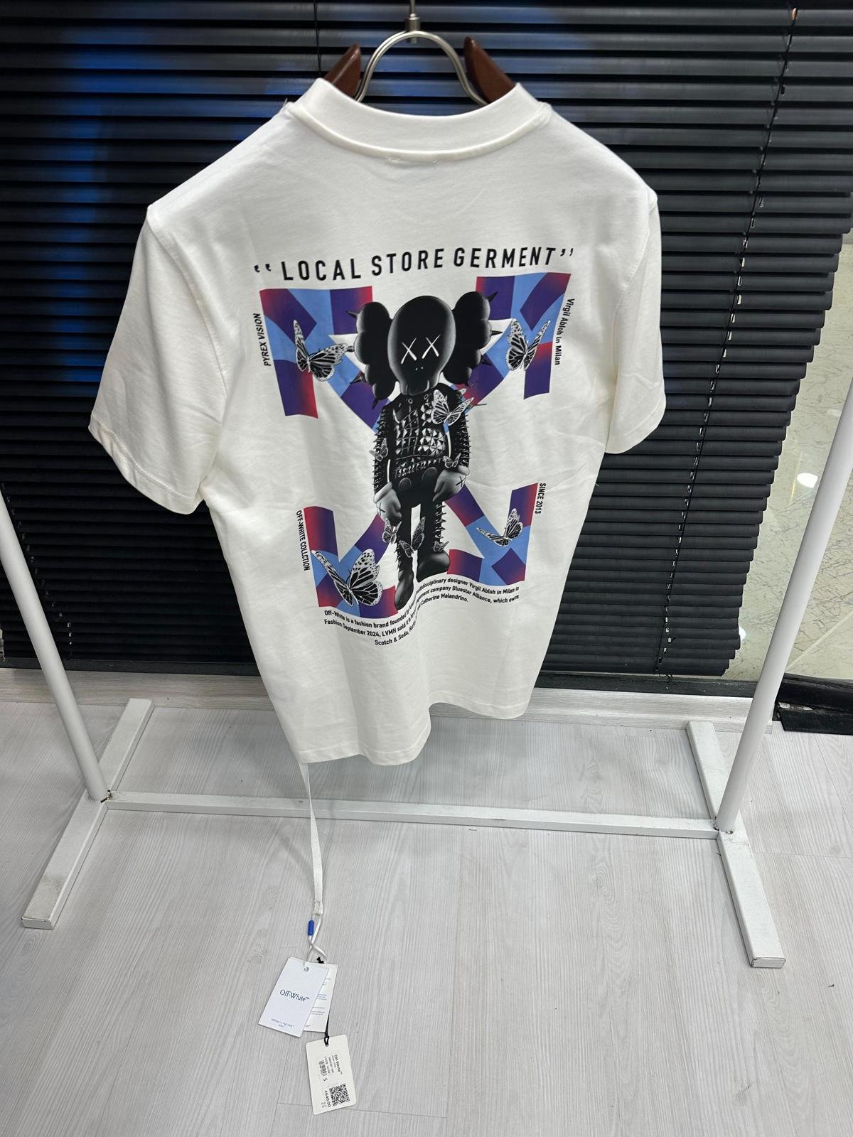 Majica Off-White kratki rukavi bijela LSG