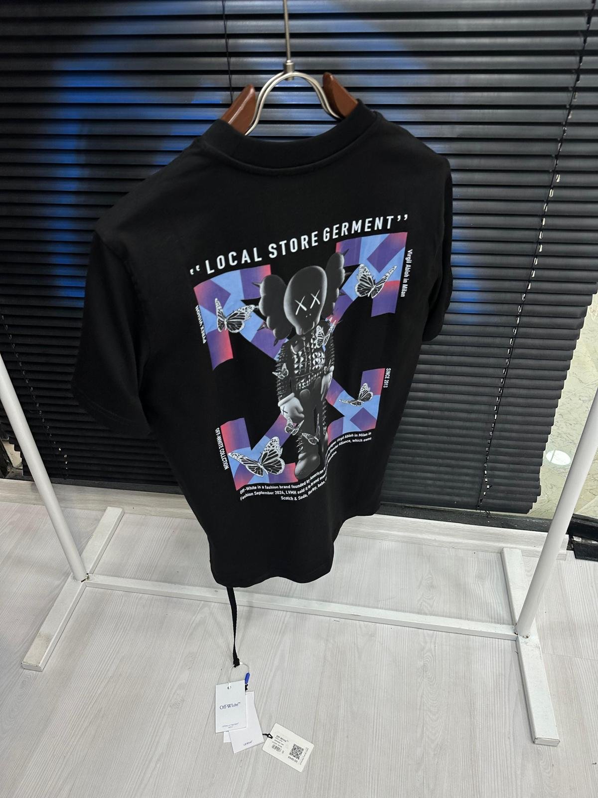 Majica Off-White kratki rukavi crna LSG