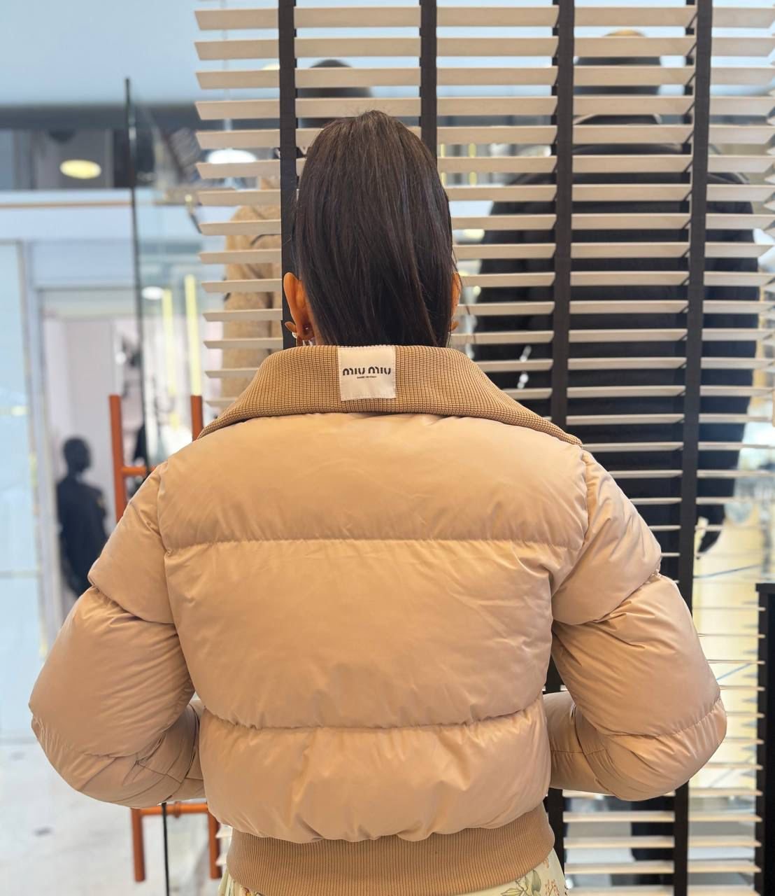 Miu Miu Beige Down Jakna