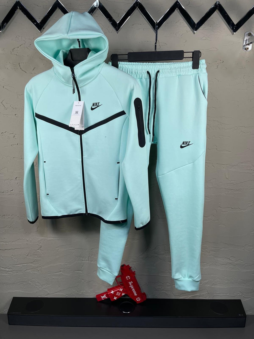 Komplet Nike Tech Fleece "Mint Green" Kids