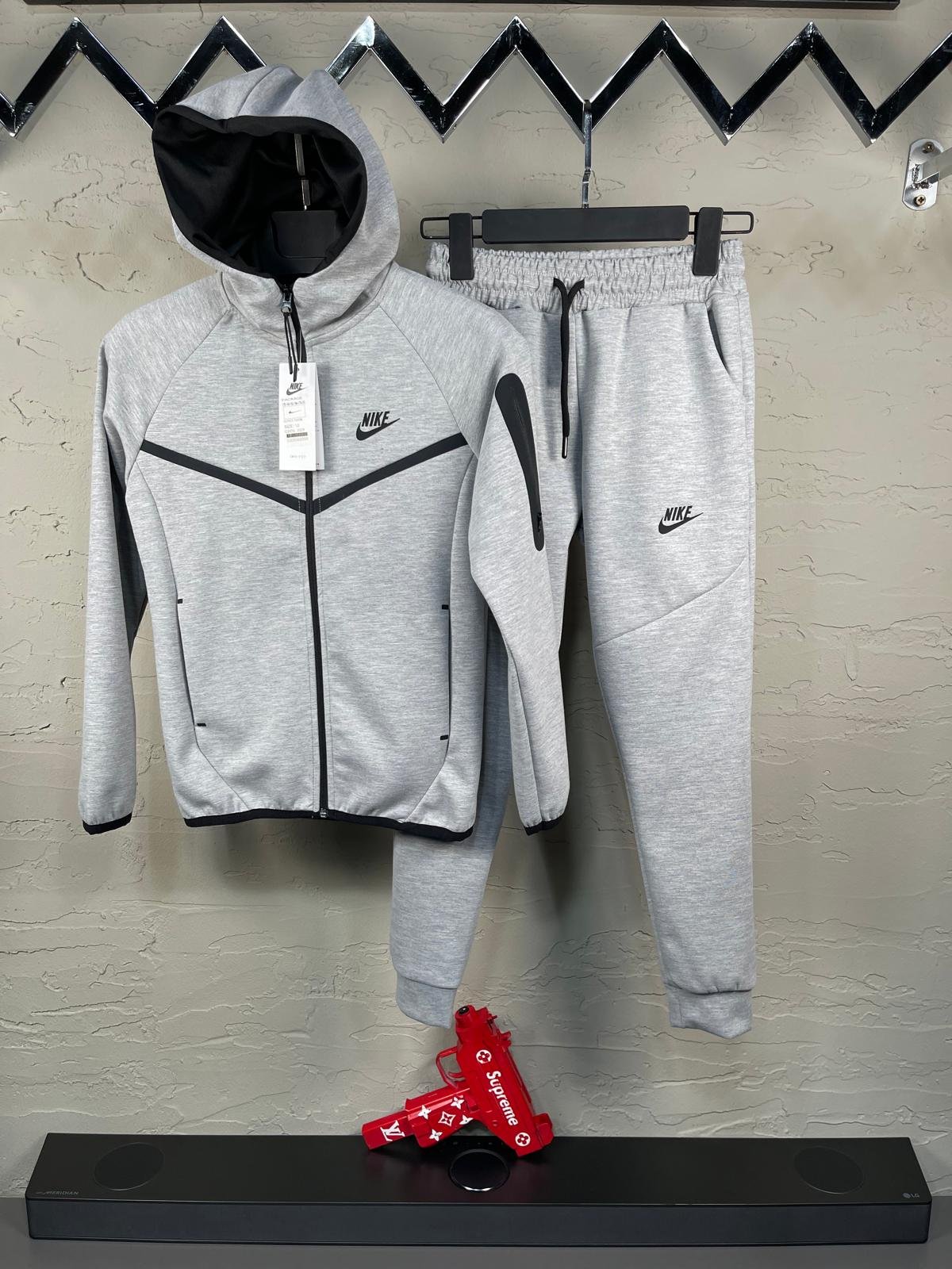 Komplet Nike Tech Fleece "Grey" Kids