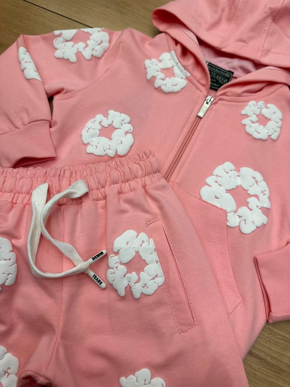 Komplet Denim Tears "Pink" Kids