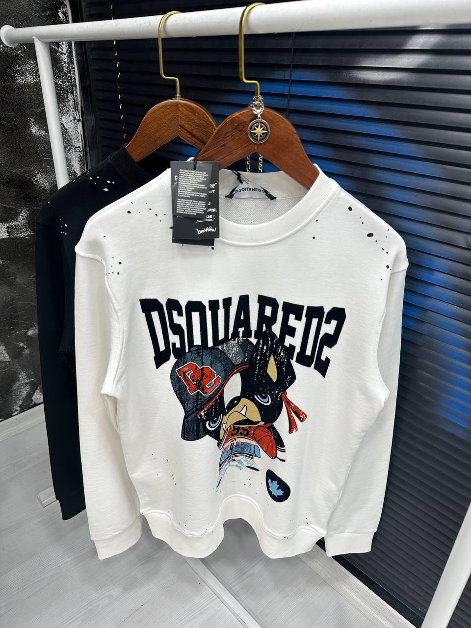 Dsquared2 Majica dugih rukava "White"