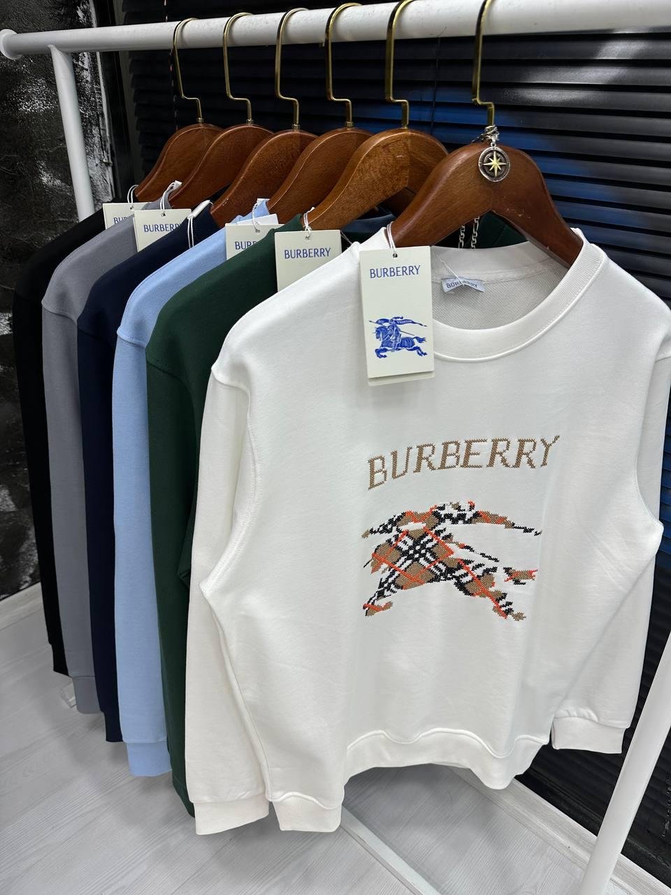 Burberry dugi rukav majica "White"