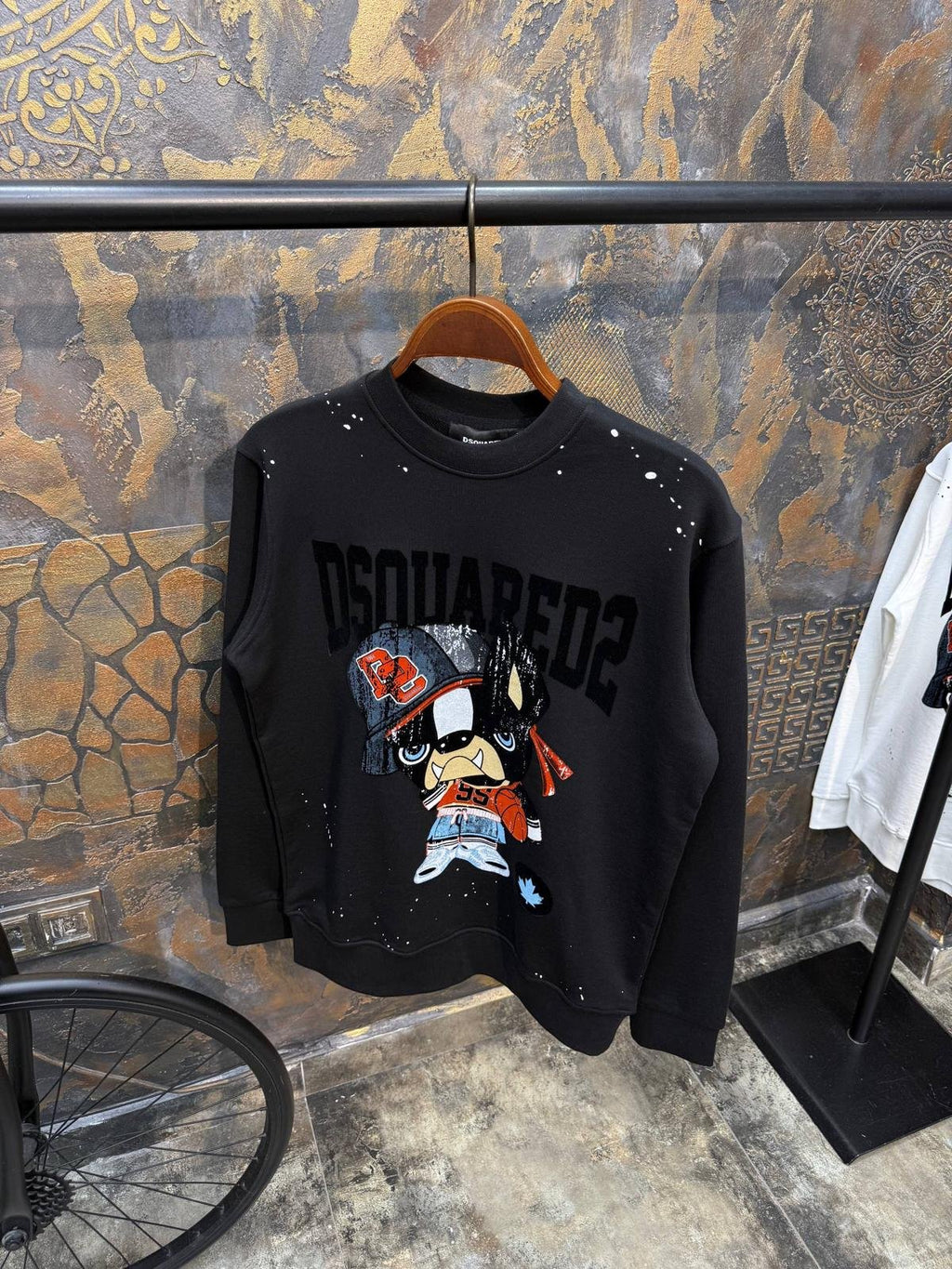 Dsquared2 Majica dugih rukava "Black"