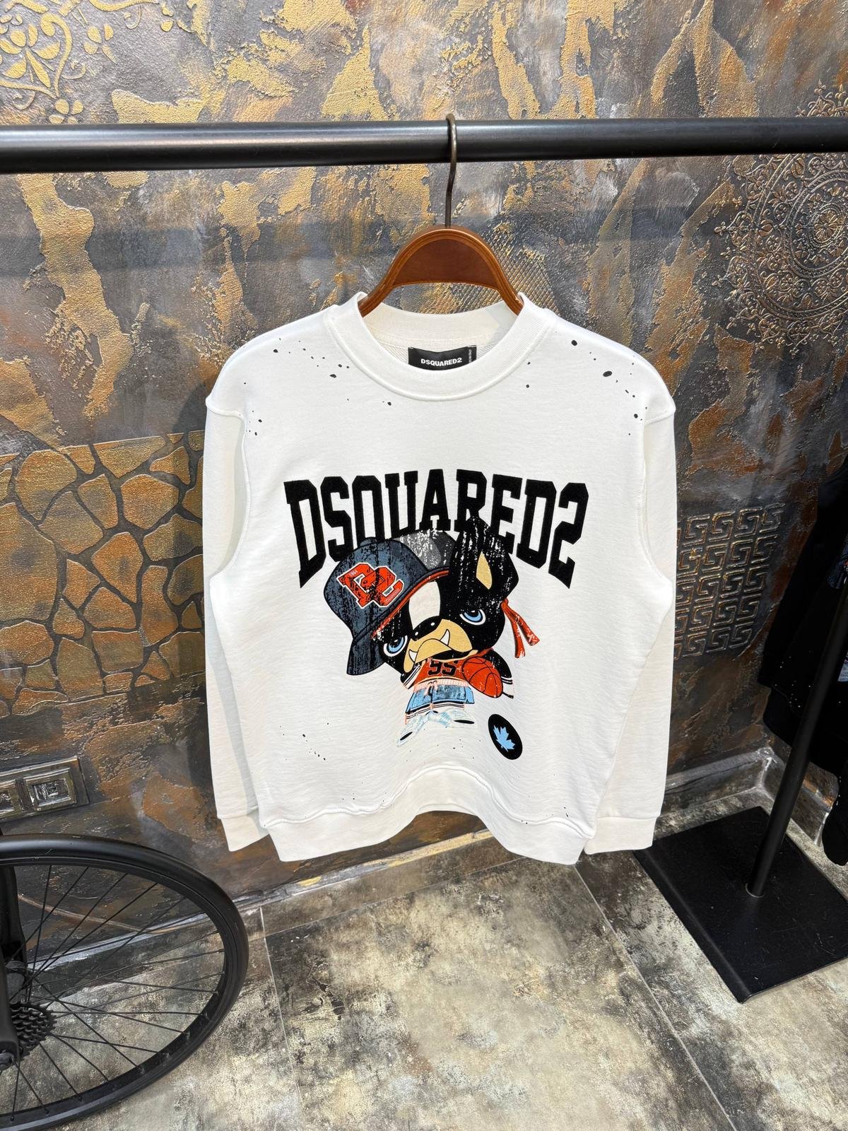 Dsquared2 Majica dugih rukava "White"