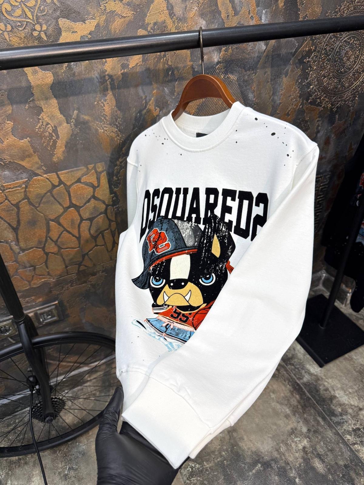 Dsquared2 Majica dugih rukava "White"