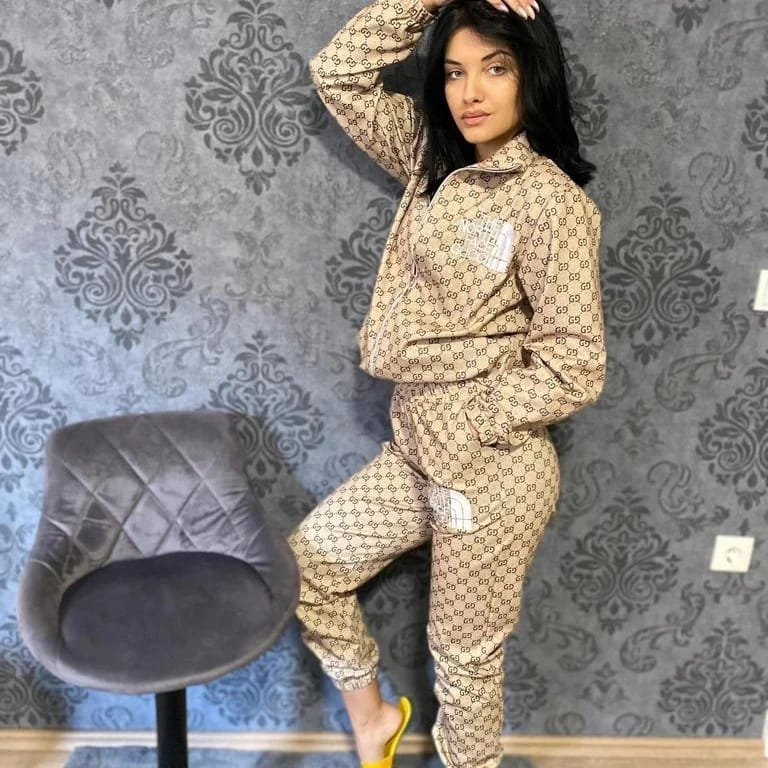 Komplet The North Face x Gucci "Brown"