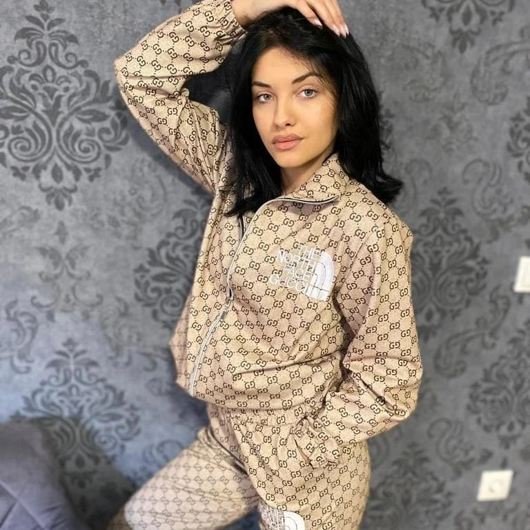 Komplet The North Face x Gucci "Brown"