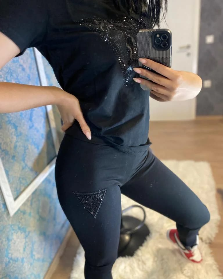 Guess "All Black" - samo tajice!