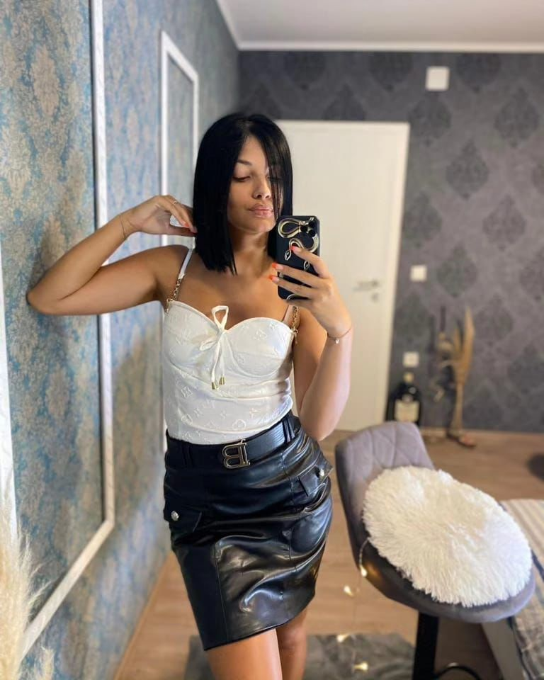 Top na bretele "White"