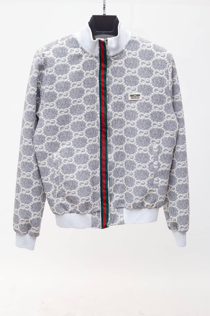 Tanka Jakna Gucci "White, Grey - Red, Green"