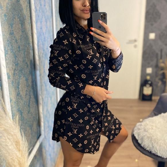 Haljina Louis Vuitton Paris "Black"