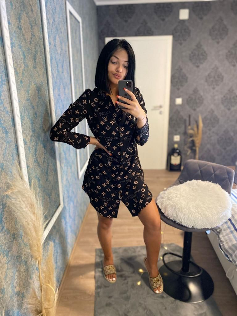 Haljina Louis Vuitton Paris "Black"