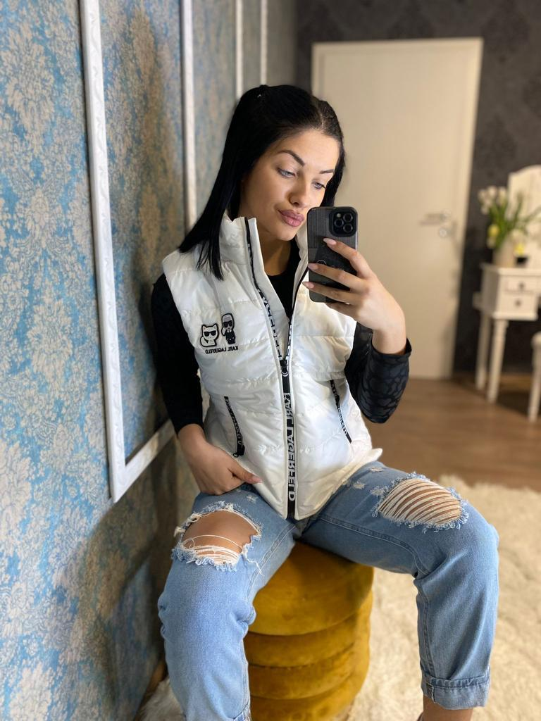 Prsluk Karl Lagerfeld "Black White"