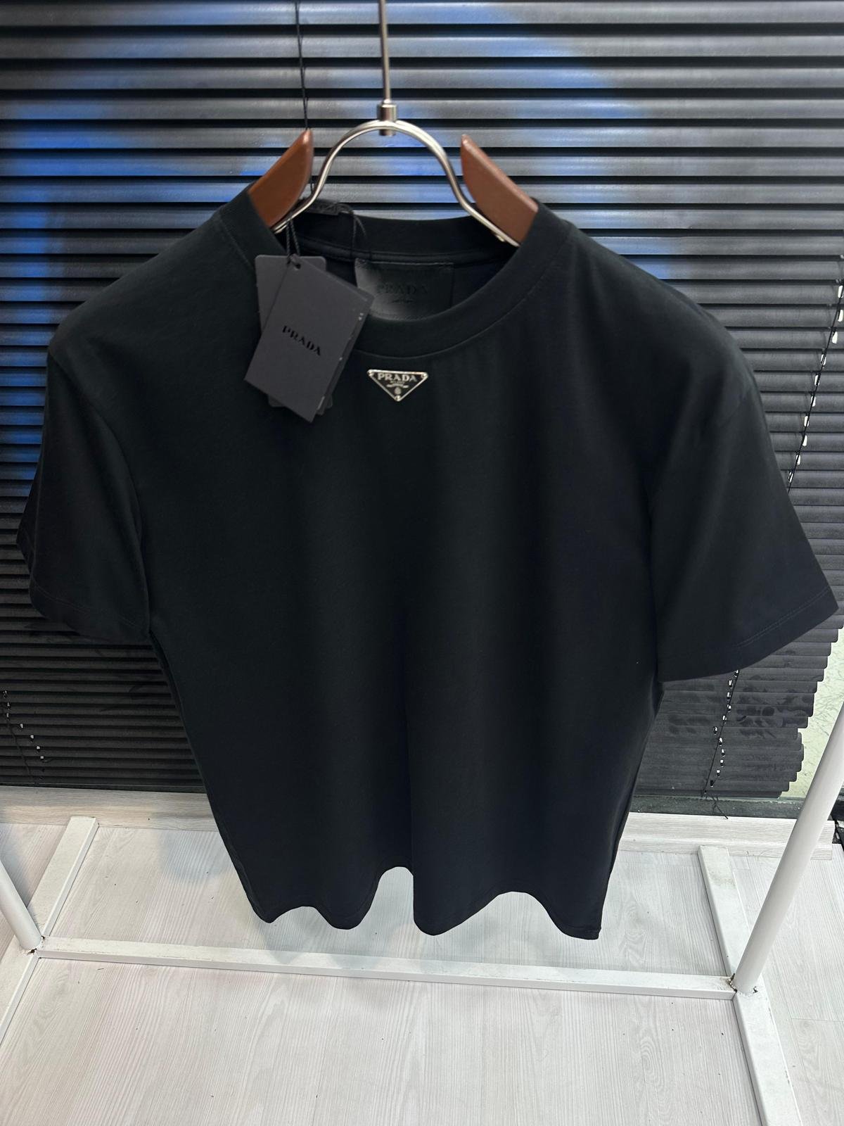 Majica Prada kratki rukavi crna